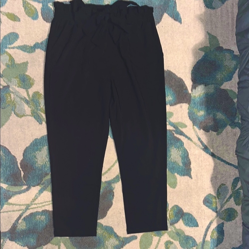 Grace Karin Black Ankle Pants